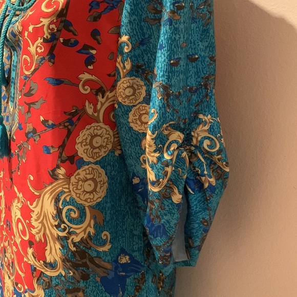 Bohemian tribal print mini dress - Picture 9 of 12